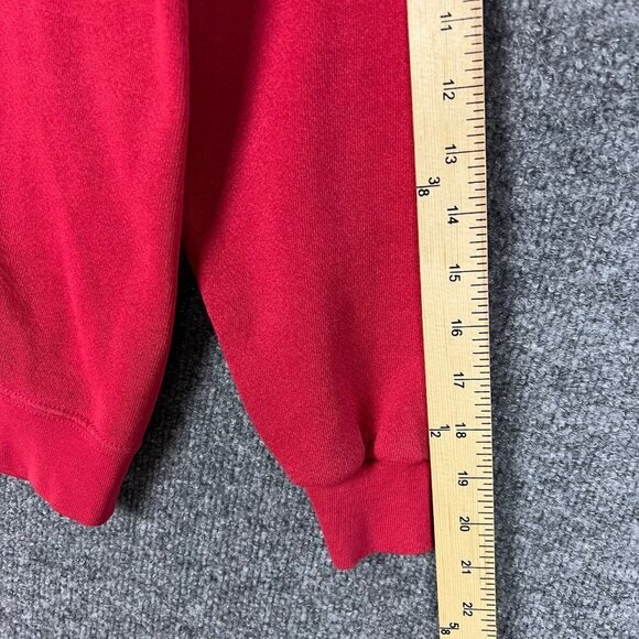 VINTAGE 90's Disney Pooh Bear Red Crewneck Women's Sweatshirt Size S - Picture 8 of 10